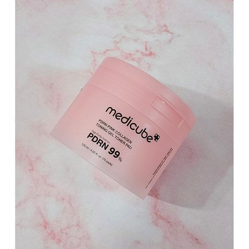 medicube PDRN PINK COLLAGEN TONING GEL TONER PAD